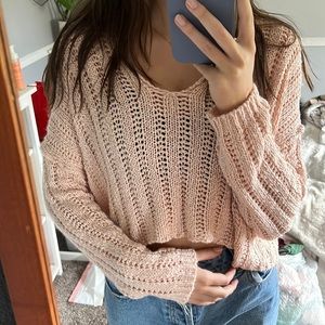 sadie & sage pink sweater